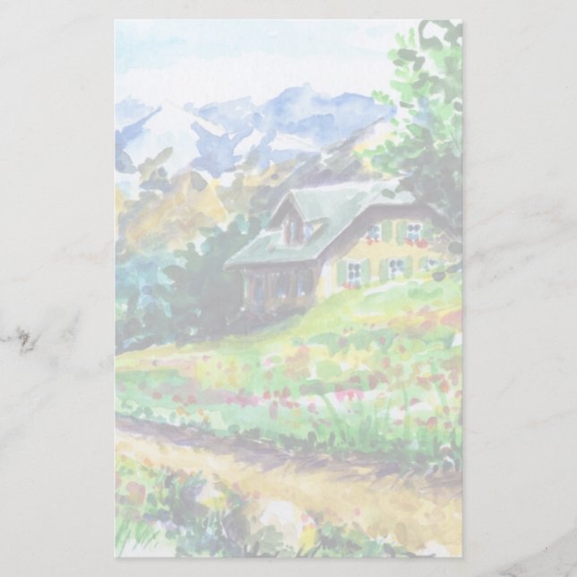 Landschaft Briefpapier (Vorderseite)