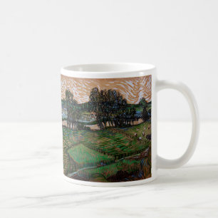 Landschaft, Brücke über Oise durch Vincent van Gog Tasse