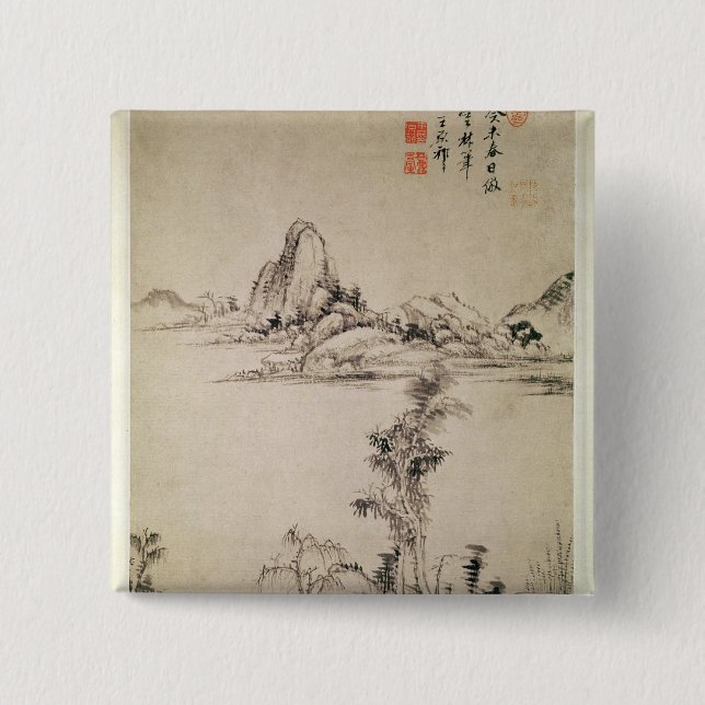 Landschaft Button (Vorderseite)