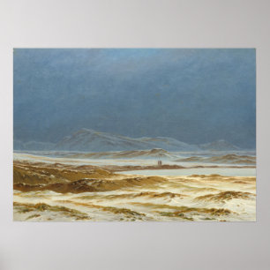 Landschaft: Caspar David Friedrich Kunstgedicht Poster