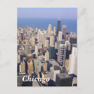 Landschaft Chicagos Postkarte