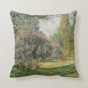 Landschaft Claude Monets  : Das Parc Monceau Kissen