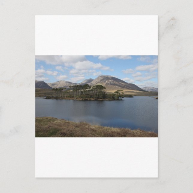 Landschaft Connemara Postkarte (Vorderseite)
