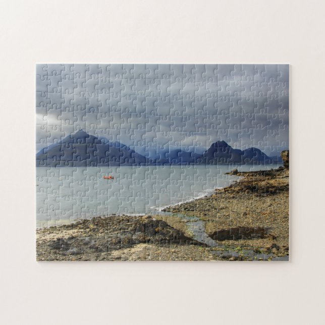 Landschaft Cuillins Elgol Insel Skye Schottland Puzzle (Horizontal)