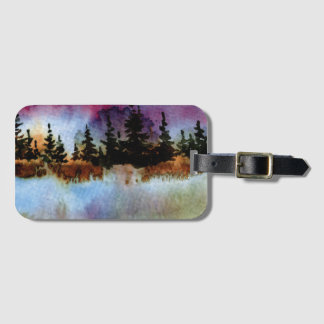 Landschaft; Darstellung der apalachischen Schönhei Gepäckanhänger