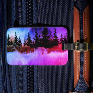 Landschaft; Darstellung der apalachischen Schönhei Gepäckanhänger