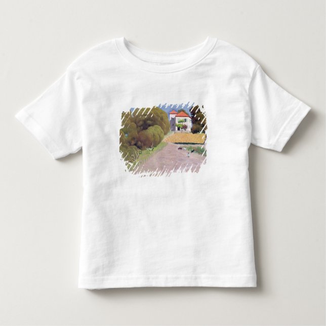 Landschaft, das Haus mit roten Roof, 1924 Kleinkind T-shirt (Vorderseite)