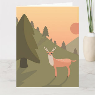 Landschaft Deer Mountain Naturpark California Karte
