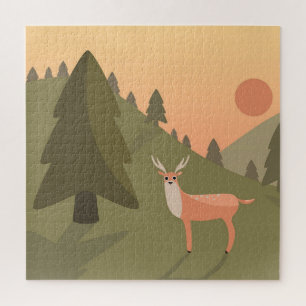 Landschaft Deer Mountain Naturpark California Puzzle