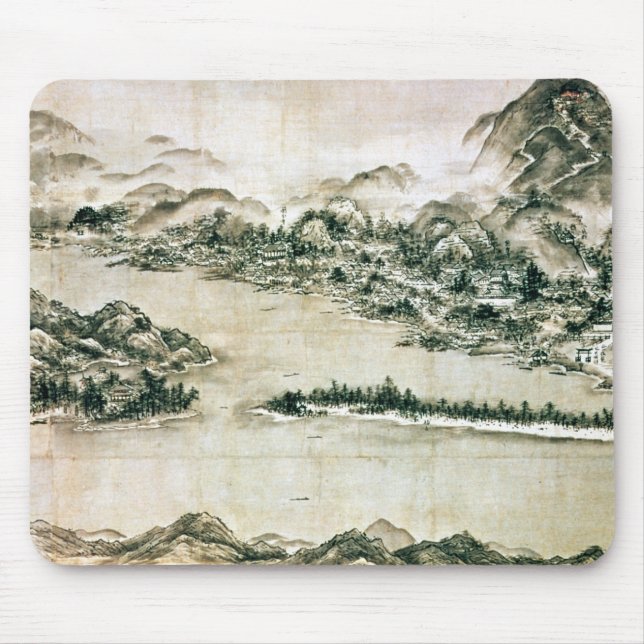 Landschaft der Berge und des Flusses Mousepad (Vorne)