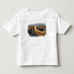 Landschaft der Chinesischen Mauer bei Sonnenunterg Kleinkind T-shirt