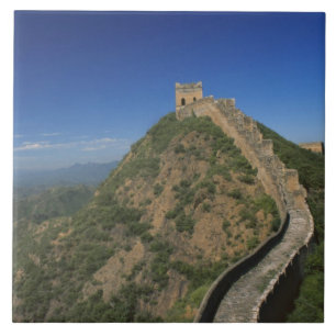 Landschaft der Chinesischen Mauer, China Fliese