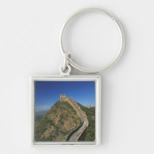 Landschaft der Chinesischen Mauer, China Schlüsselanhänger