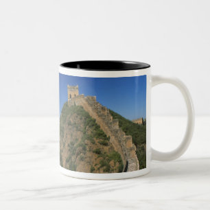 Landschaft der Chinesischen Mauer, China Zweifarbige Tasse