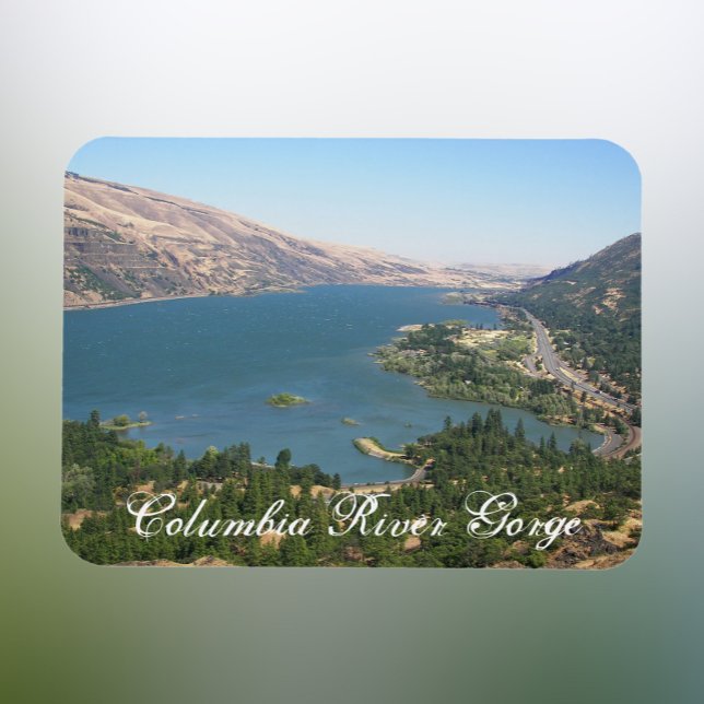 Landschaft der Columbia River Gorge Magnet (In Situ Fridge)