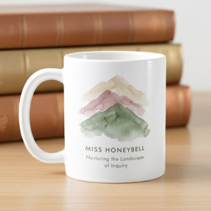 Landschaft der Forschung - Lehrer Danke Kaffeetasse