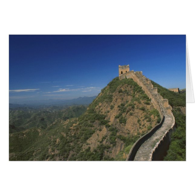 Landschaft der Großen Mauer, China (Vorderseite (Horizontal))