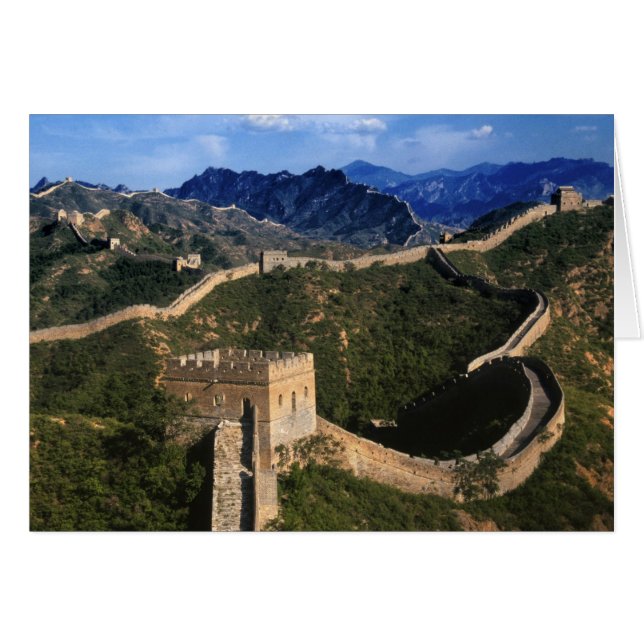 Landschaft der Großen Mauer, Jinshanling, China (Vorderseite (Horizontal))