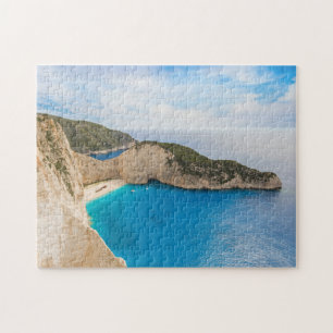 Landschaft der Insel Zakinthos, Griechenland Puzzle