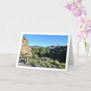 Landschaft der Kirche Ruta del Agua, Chelva, Valen Karte