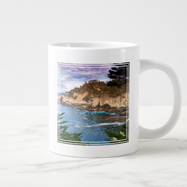 Landschaft der Küstenklippe Jumbo-Tasse (Rechts)
