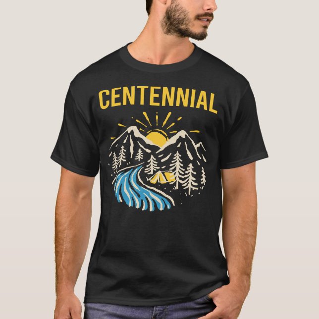 Landschaft der Natur Centennial T-Shirt (Vorderseite)
