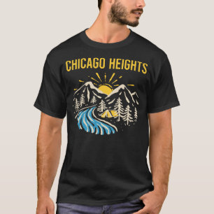 Landschaft der Natur Chicago Höhen T-Shirt