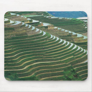 Landschaft der Reisterrassen im Gebirge, 3 Mousepad