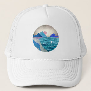Landschaft der Sailboat Cove Truckerkappe