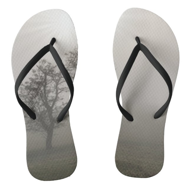 Landschaft der Sternexplosion Foggy Flip Flops (Fußbett)