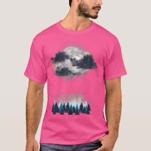 Landschaft der Vollmond-Nacht T-Shirt