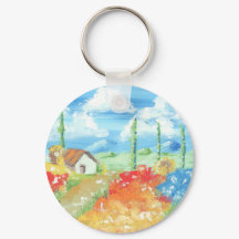 Landschaft der Weite der Toskana