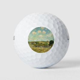 Landschaft der Wiesen (von Alfred Sisley) Golfball