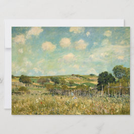 Landschaft der Wiesen (von Alfred Sisley) Karte