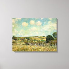 Landschaft der Wiesen (von Alfred Sisley) Leinwanddruck