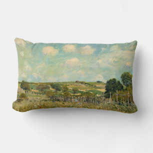Landschaft der Wiesen (von Alfred Sisley) Lendenkissen