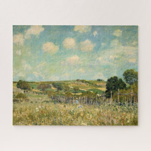 Landschaft der Wiesen (von Alfred Sisley) Puzzle