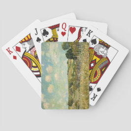 Landschaft der Wiesen (von Alfred Sisley) Spielkarten