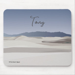 Landschaft der Wüste Maus Pad / Schreibtischmatte Mousepad
