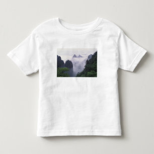 Landschaft des Berges Huangshan (Gelber Berg) in Kleinkind T-shirt