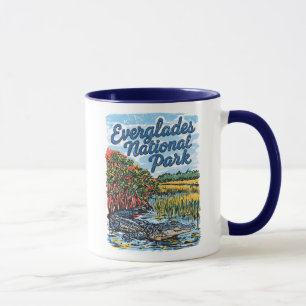 Landschaft des Everglades Nationalparks Mangroven Tasse
