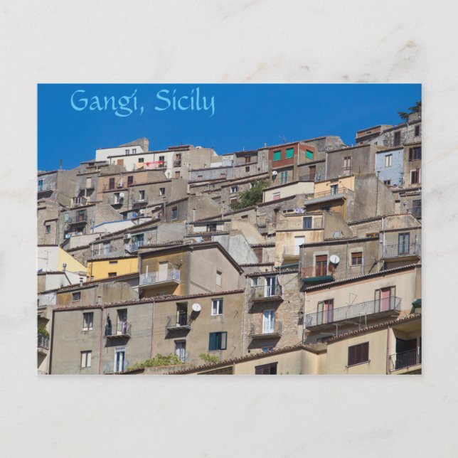 Landschaft des Gangi Postkarte (Vorderseite)