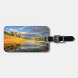 Landschaft des Gelbsteins Gepäckanhänger