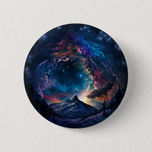 Landschaft des kosmischen Gebirges Button
