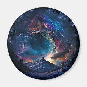 Landschaft des kosmischen Gebirges Magnet