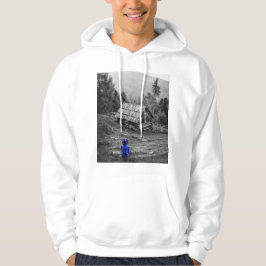 Landschaft des ländlichen Raums Minimalistische Fo Hoodie