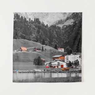 Landschaft des ländlichen Raums Wandteppich
