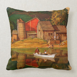 Landschaft des Landschaftsparks von Mead Schäffer Kissen