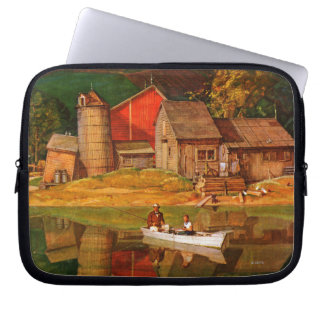 Landschaft des Landschaftsparks von Mead Schäffer Laptopschutzhülle