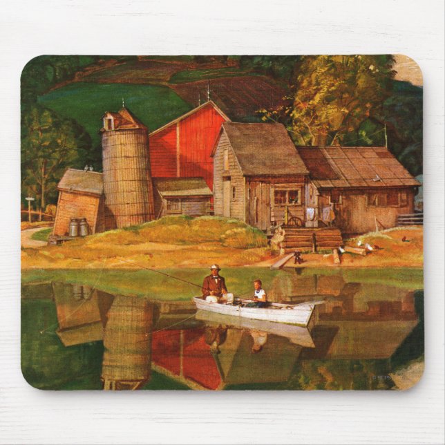 Landschaft des Landschaftsparks von Mead Schäffer Mousepad (Vorne)